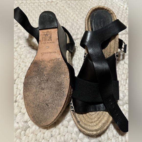 Balenciaga Leather Espadrilles - 40 - Picture 7 of 8